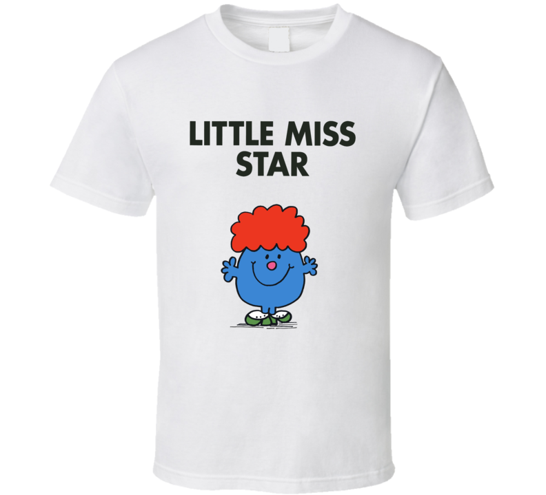 Little Miss Star Character From Little Miss Book Series Fan T Shirt