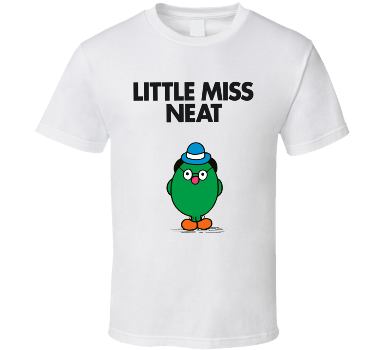 Little Miss Neat Character From Little Miss Book Series Fan T Shirt