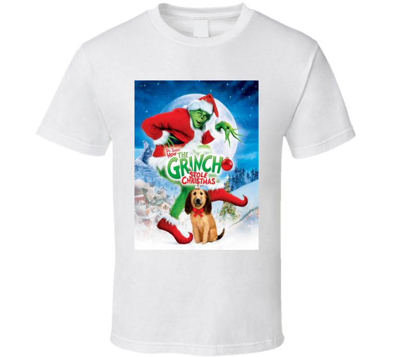 Dr. Seuss' How The Grinch Stole Christmas Movie Poster T Shirt