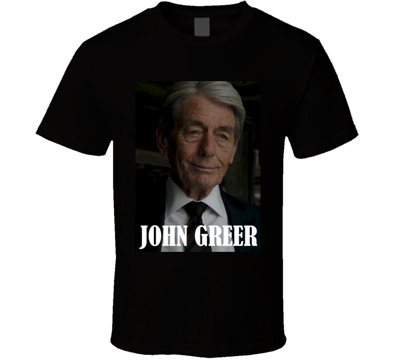 John Greer Character From The TV Show Person Of Interest T Shirt