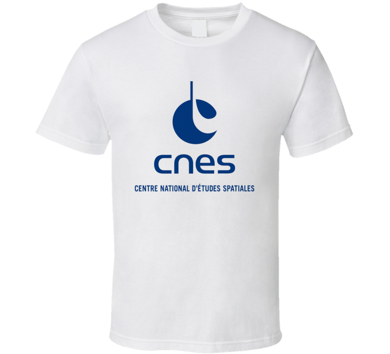 CNES Centre National D'Etudes Spatiales National Centre Of Space Research In France Logo Shirt