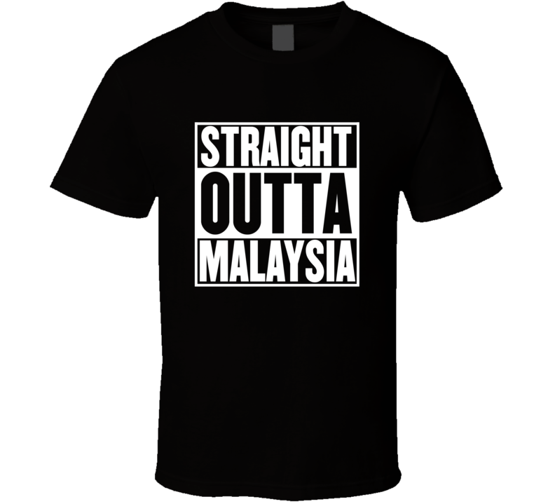 Straight Outta Malaysia Movie Parody Shirt