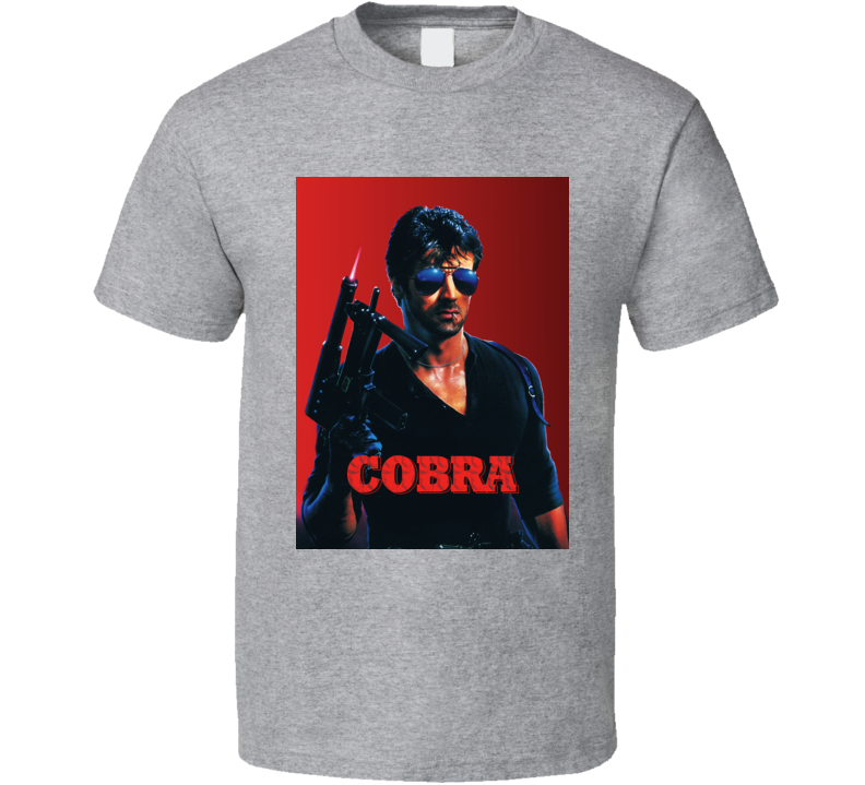 Cobra Classic Movie Poster Cool Vintage Retro Gift T Shirt