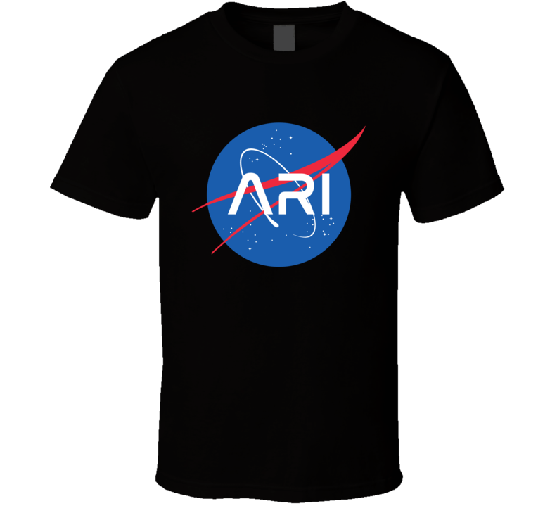 Ari NASA Logo Your Name Space Agency T Shirt