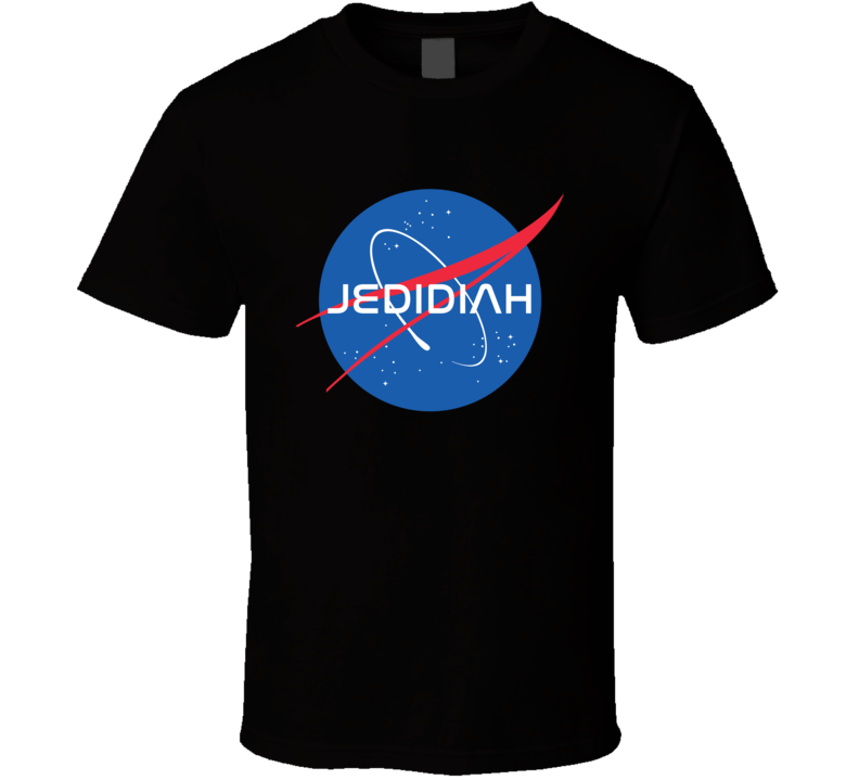 Jedidiah NASA Logo Your Name Space Agency T Shirt