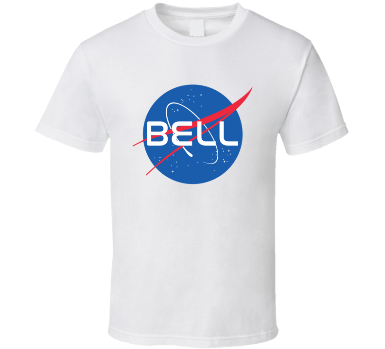 BELL NASA Logo Your Last Name Space Agency T Shirt