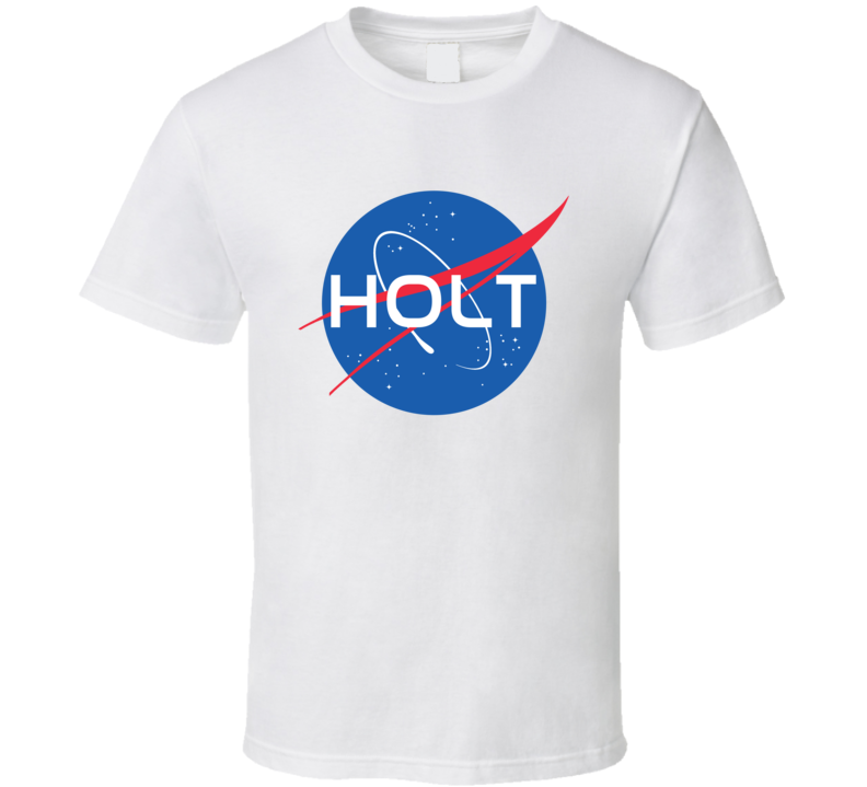 HOLT NASA Logo Your Last Name Space Agency T Shirt