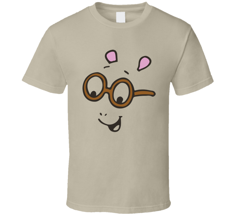 Arthur Kids TV Show Character Full Face T Shirt