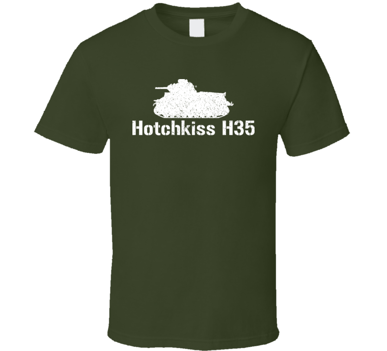 France Light Tank Hotchkiss H35 Military T Shirt