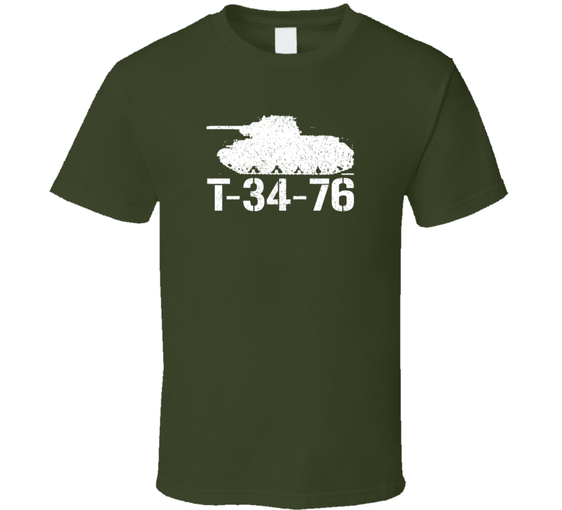 Soviet Union Medium Tank T-34-76 Military T Shirt