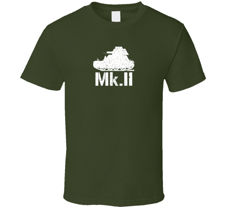 United Kingdom Light Tank Mk.II Military T Shirt