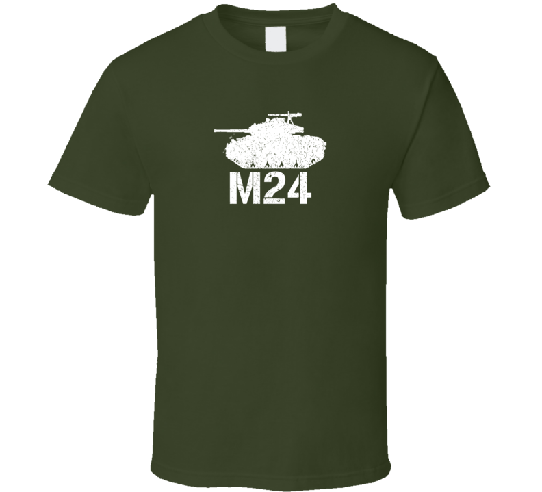 United States Light Tank M24 Military T Shirt