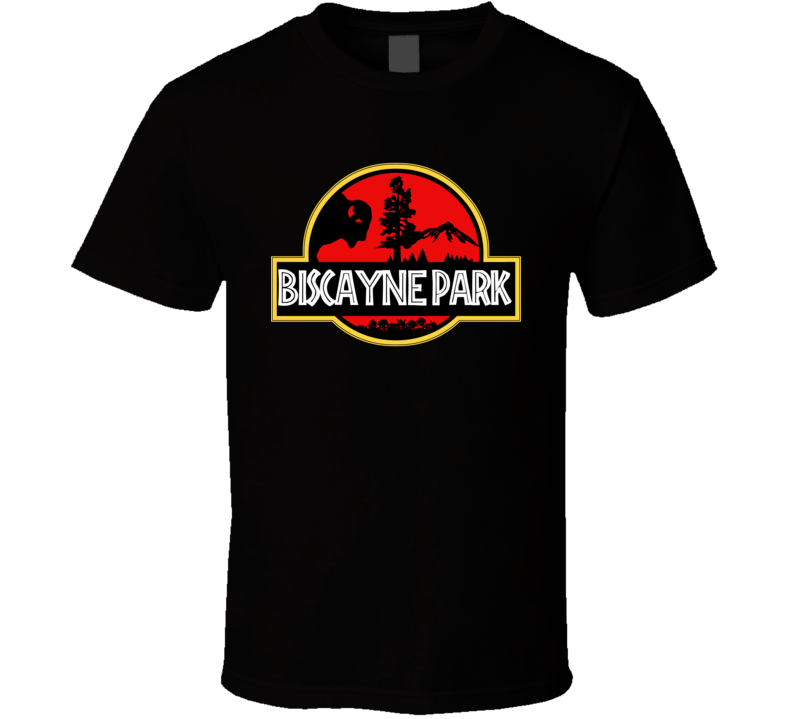 Biscayne Park National Park Jurassic Park Parody T Shirt