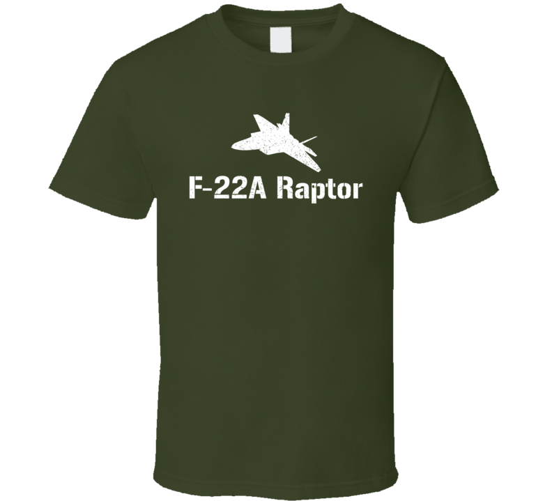 F-22A Raptor Jet Military T Shirt