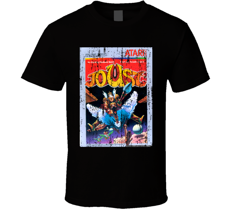 Joust Vintage Atari Video Game Box Cool T Shirt 