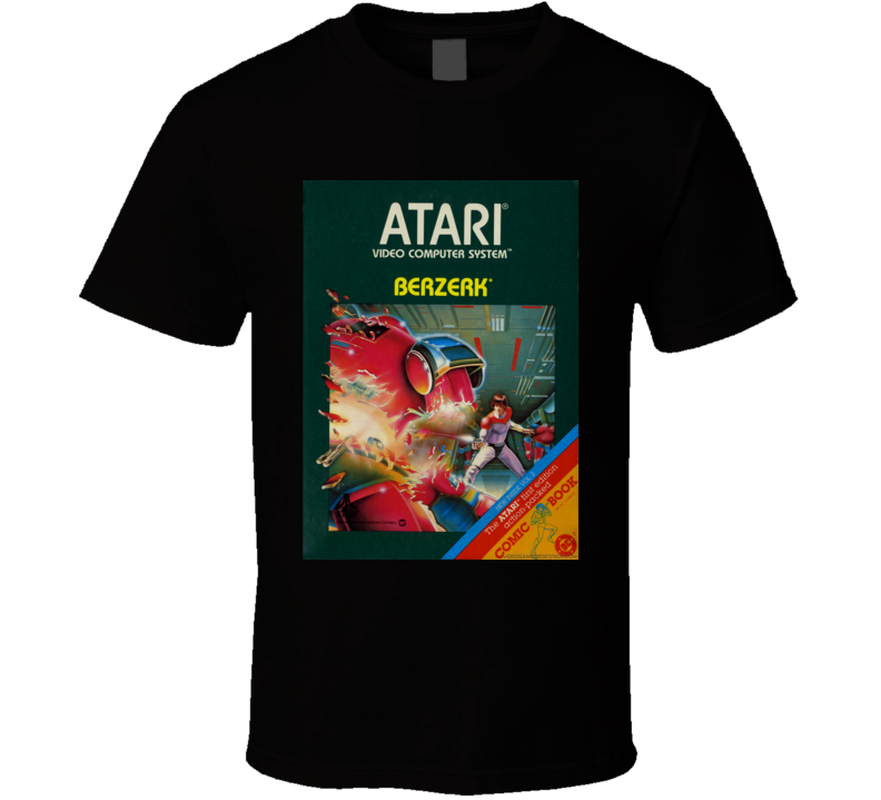 Berzerk Vintage Atari Video Game Box Cool T Shirt 