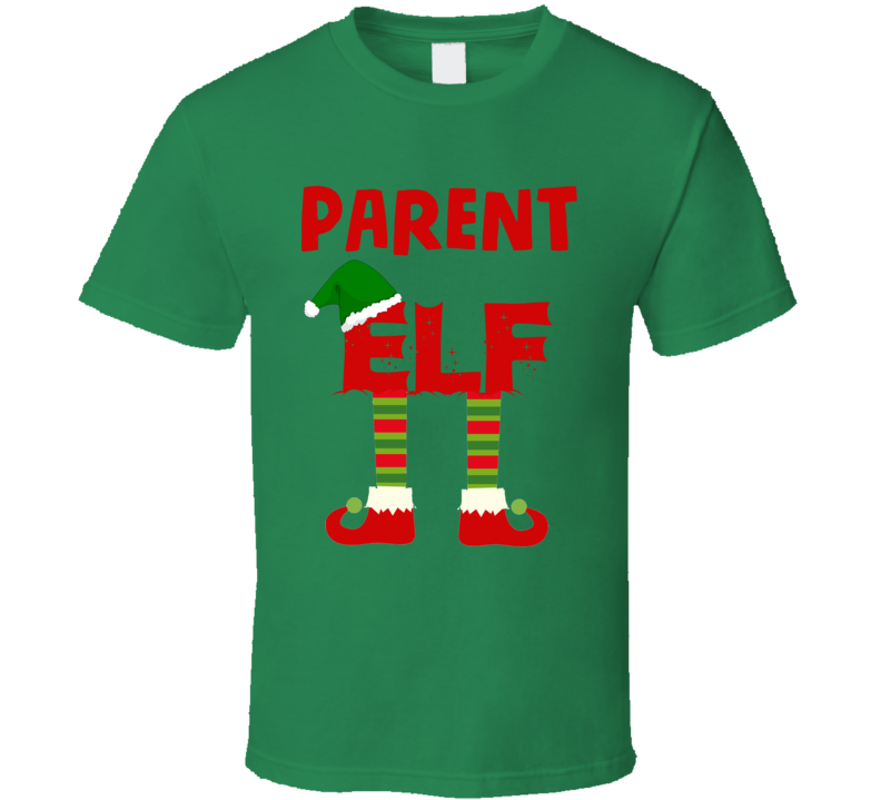 parent Elf Christmas Holiday Personalized T Shirt