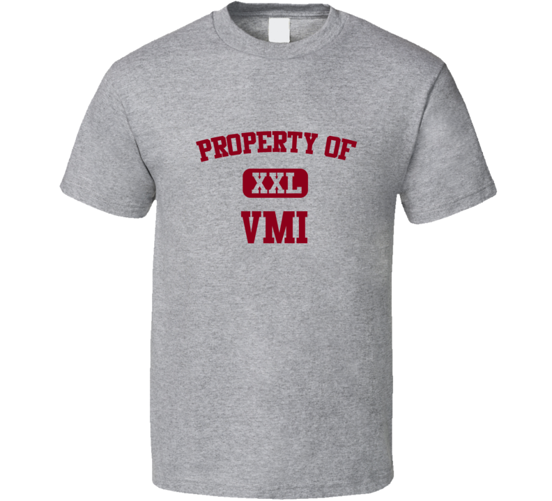 Property of VMI XXL Virginia Military Institute T Shirt