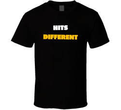 Hits Different Funny Gen Z Aesthetic T Shirt