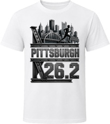 Pittsburgh 26.2 Steel City Run T Shirt