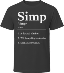 Simp Definition Funny Gen Z Gift T Shirt