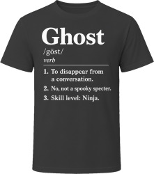 Ghost Definition Funny Gen Z Gift T Shirt