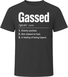 Gassed Definition Funny Gen Z Gift T Shirt