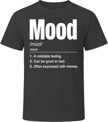 Mood Definition Funny Gen Z Gift T Shirt
