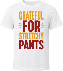 Grateful For Stretchy Pants. Thanksgiving Humor T Shirt
