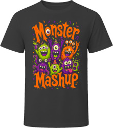 Monster Mashup. Funny Creature Gathering T Shirt