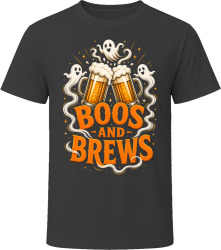 Boos And Brews. Halloween Gathering T Shirt