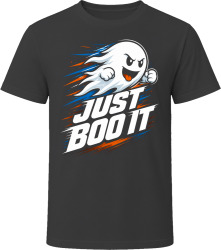 Just Boo It. Playful Halloween Phrase T Shirt