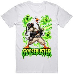 Goosebuster. Funny Ghostbuster Parody T Shirt Goosebuster. Funny Ghostbuster Parody T Shirt