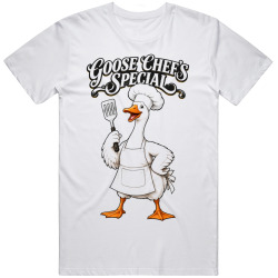 Goose Chef's Special. Culinary Vector Art T Shirt Goose Chef's Special. Culinary Vector Art T Shirt