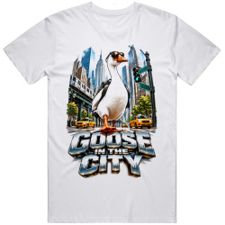 Goose in the City. Urban Adventure T Shirt Goose in the City. Urban Adventure T Shirt