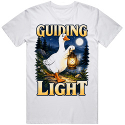 Goose with a Lantern. Guiding Light T Shirt Goose with a Lantern. Guiding Light T Shirt