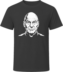The Man, The Myth, The Legend, Patrick Stewart Face T Shirt The Man, The Myth, The Legend, Patrick Stewart Face T Shirt