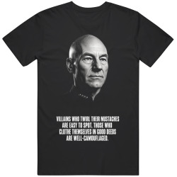 Picard Vigilance Portrait T Shirt Picard Vigilance Portrait T Shirt