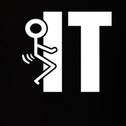Fuck It Stick Figure On Black Funny T Shirt 33904016