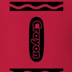 Crayola Red Halloween Costume T Shirt 34792658