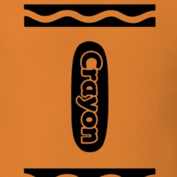 Crayola Orange Halloween Costume T Shirt 34792663
