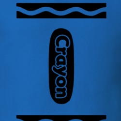 Crayola Blue Halloween Costume T Shirt 34792664