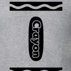 Crayola Grey Halloween Costume T Shirt 34792666