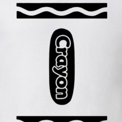 Crayola White Halloween Costume T Shirt 34792667