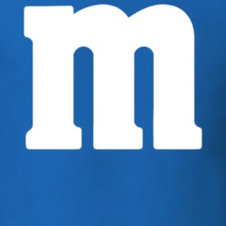 M&m's Blue Chocolate Candy Halloween Costume T Shirt 34792673