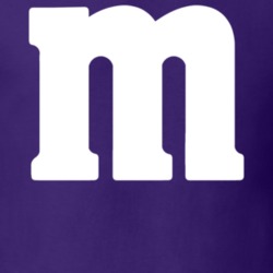 M&m's Purple Chocolate Candy Halloween Costume T Shirt 34792678