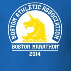 Boston Marathon Athletic Association 2014 Inverted Supporters T Shirt 35192952