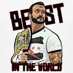 Cm Punk The Best In The World Wrestling Figure T Shirt 89114