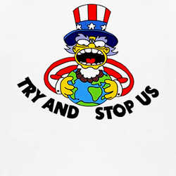 Try And Stop Us America Funny Cartoon T Shirt 89295